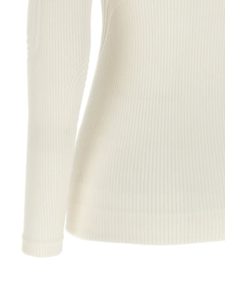 White Lycra Cardigan