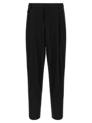 Black Virgin Wool Dress Pants
