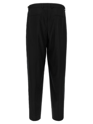 Black Virgin Wool Dress Pants
