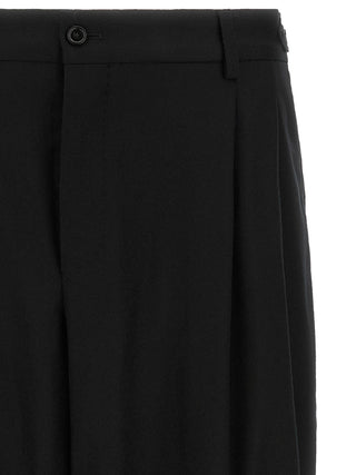 Black Virgin Wool Dress Pants