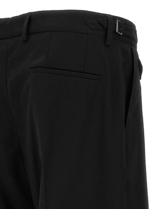 Black Virgin Wool Dress Pants