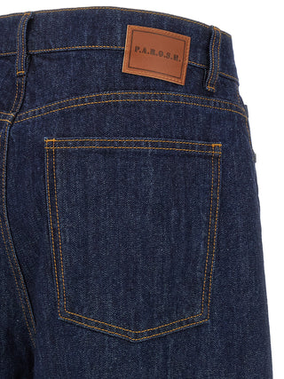 Blue Cotton Relaxed Fit Jeans