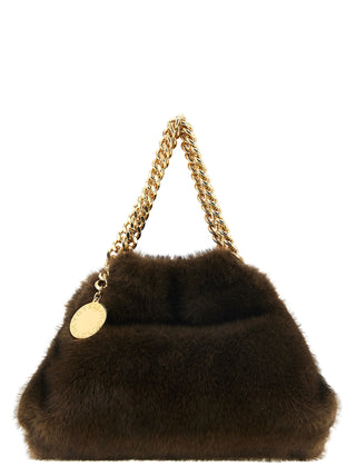 Brown Polyester Handbag