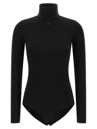 Black Viscose Bodysuit