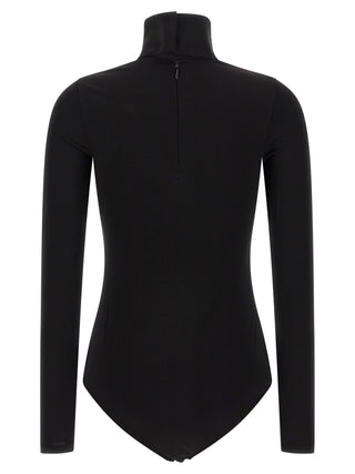 Black Viscose Bodysuit