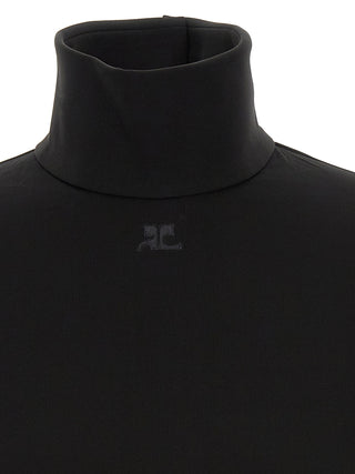 Black Viscose Bodysuit