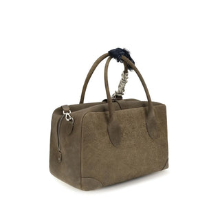 Brown Calf Leather Bos Taurus Handbag