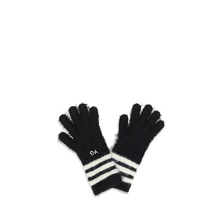 Black Recycled Polyamide Gloves