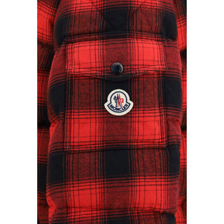 Red Cotton Full-Length Jacket
