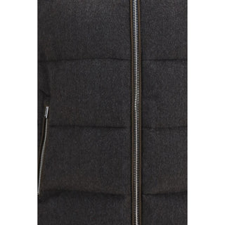 Gray Goose Down Full-Length Jacket