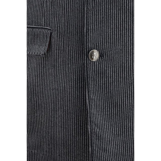 Gray Cotton Suit