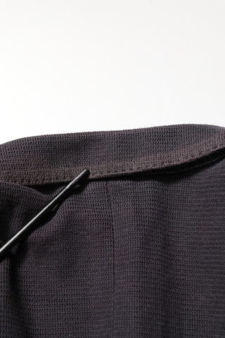 Dark Gray Cotton Men Single Breasted Jacket