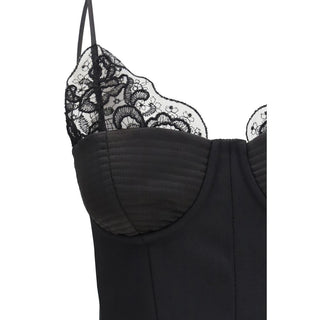 Black Polyester Sleeveles T-Shirt