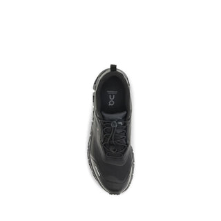Black Polyester Athletic Sneakers