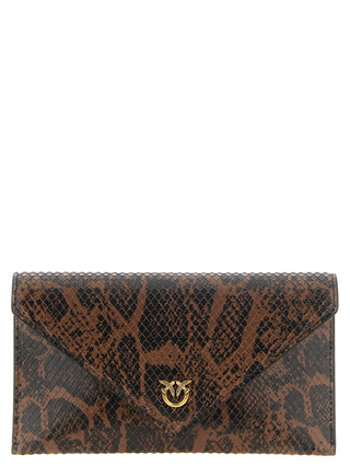 Brown Calfskin Clutch Bag