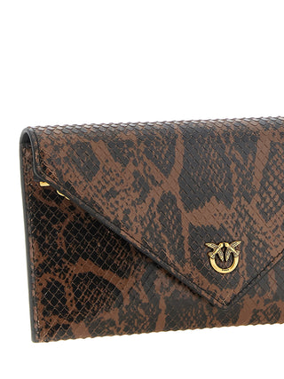Brown Calfskin Clutch Bag