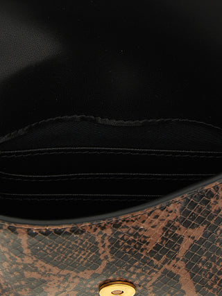 Brown Calfskin Clutch Bag
