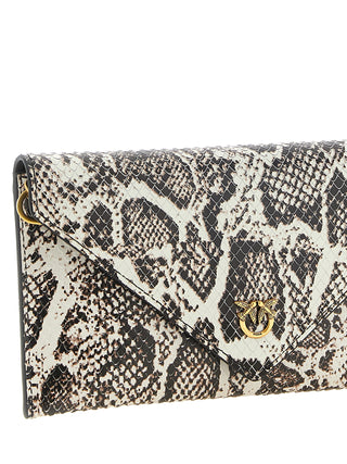 Beige Calfskin Clutch Bag