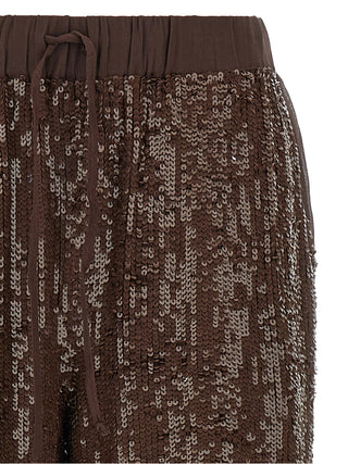 Brown Viscose Dress Pants