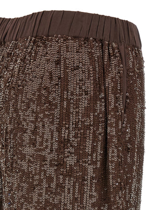 Brown Viscose Dress Pants