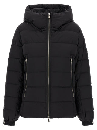 Black Nylon Full-Length Jacket