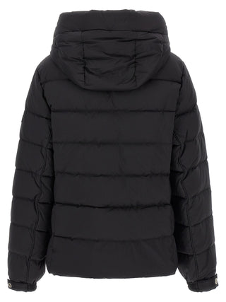 Black Nylon Full-Length Jacket