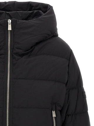 Black Nylon Full-Length Jacket