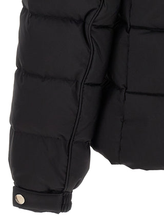 Black Nylon Full-Length Jacket