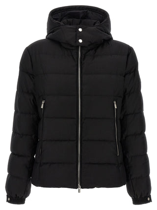 Black Wool Full-Length Jacket
