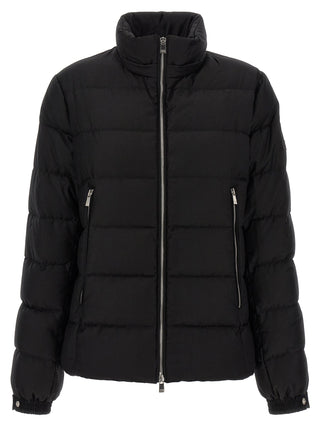 Black Wool Full-Length Jacket