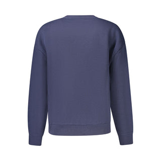 Blue Cotton Women's Sweatshirt