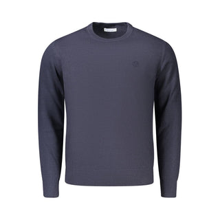 Blue Acrylic Men's Sweater