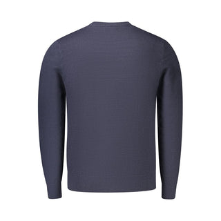 Blue Acrylic Men's Sweater