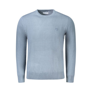 Blue Acrylic Men's Sweater