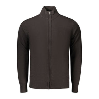 Black Acrylic Men's Cardigan
