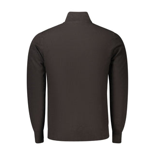 Black Acrylic Men's Cardigan