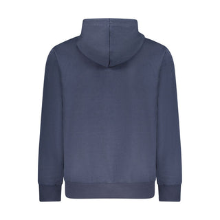 Blue Cotton Men's Hoodie