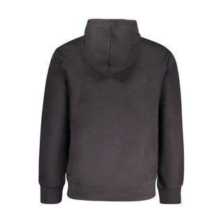 Black Cotton Men's Sweatshirt