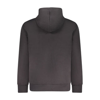 Black Cotton Men's Sweatshirt