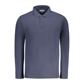 Blue Cotton Men's Polo