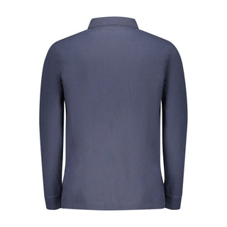 Blue Cotton Men's Polo