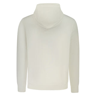 White Cotton Men's Hoodie