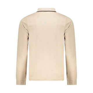 Beige Cotton Men's Polo