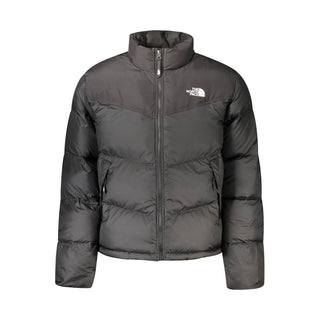 Black Polyester Men's Jacket
