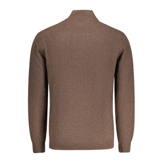 Brown Wool Men's Sweater