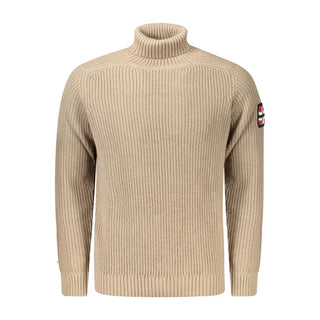 Beige Wool Turtleneck