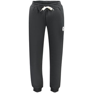 Black Cotton Athletic Pants