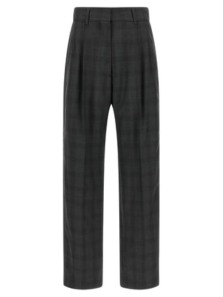 Gray Virgin Wool Dress Pants