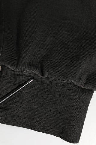 Black Cotton DG Shield Hooded Sweatshirt Sweater