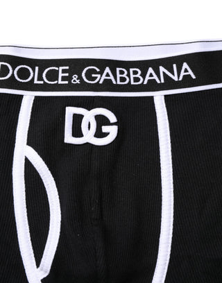 Black DG Interlock Regular Boxer Underwear